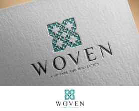 Logo Design Entry 1542061 submitted by APRIL to the contest for Woven  (www.thewovencollection.com will be the website) ....my current inventory is on Instagram at my old name @turkishruglove run by catheyep