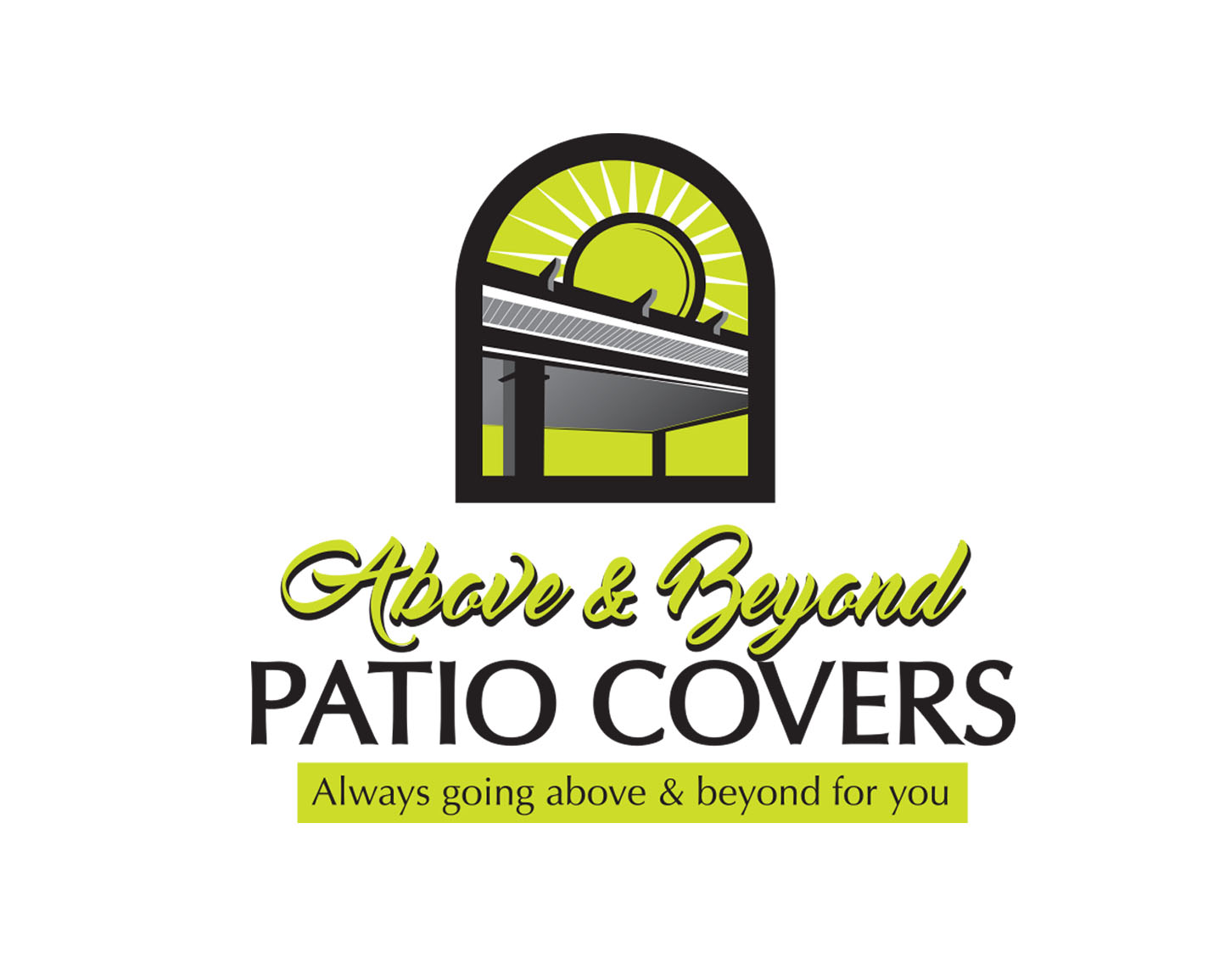 Logo Design entry 1484053 submitted by quimcey to the Logo Design for Above & Beyond Patio Covers run by Mikesousafocus