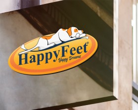 Logo Design Entry 1490790 submitted by nbclicksindia to the contest for www.happyfeet.net run by Happyfeet