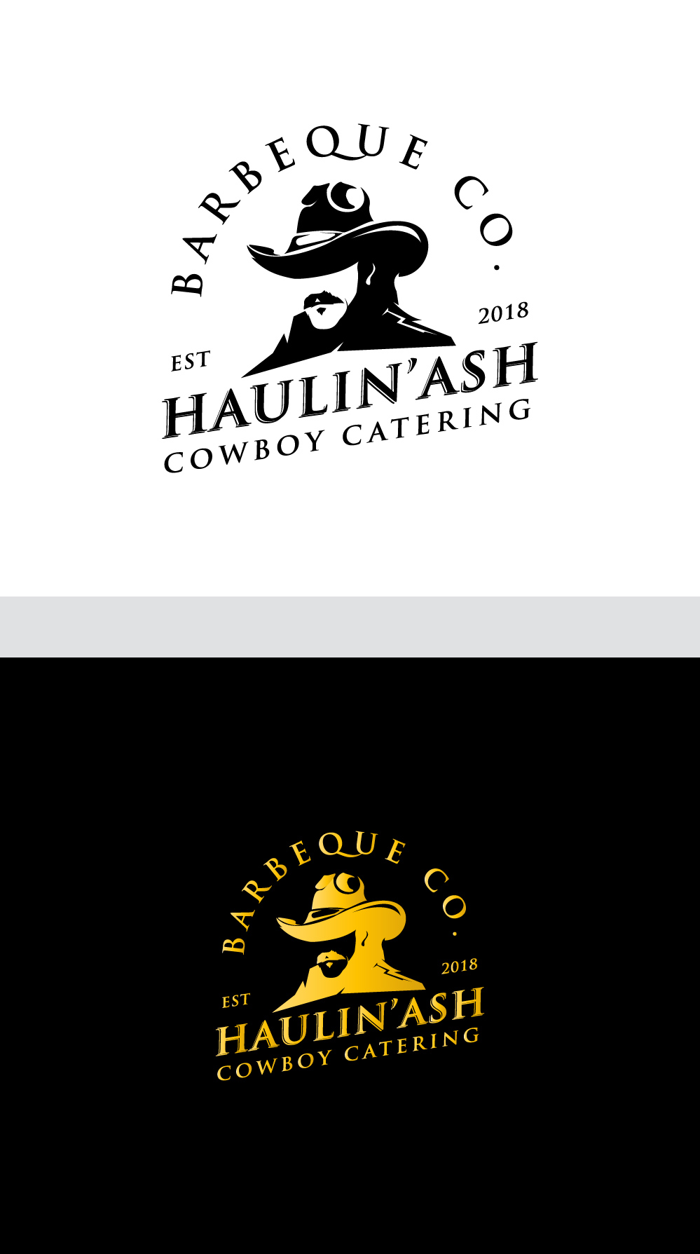 Logo Design entry 1491497 submitted by NYOCHA to the Logo Design for Haulin' Ash Barbeque Co. run by hans@hrbpartner.com