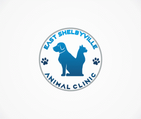 Logo Design entry 1491592 submitted by ArtDevil to the Logo Design for East Shelbyville Animal Clinic run by Crestvet4117