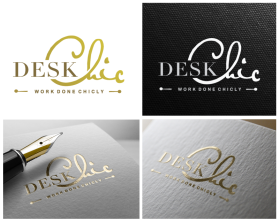 Logo Design entry 1492424 submitted by alex.projector to the Logo Design for Desk Chic run by adutreui