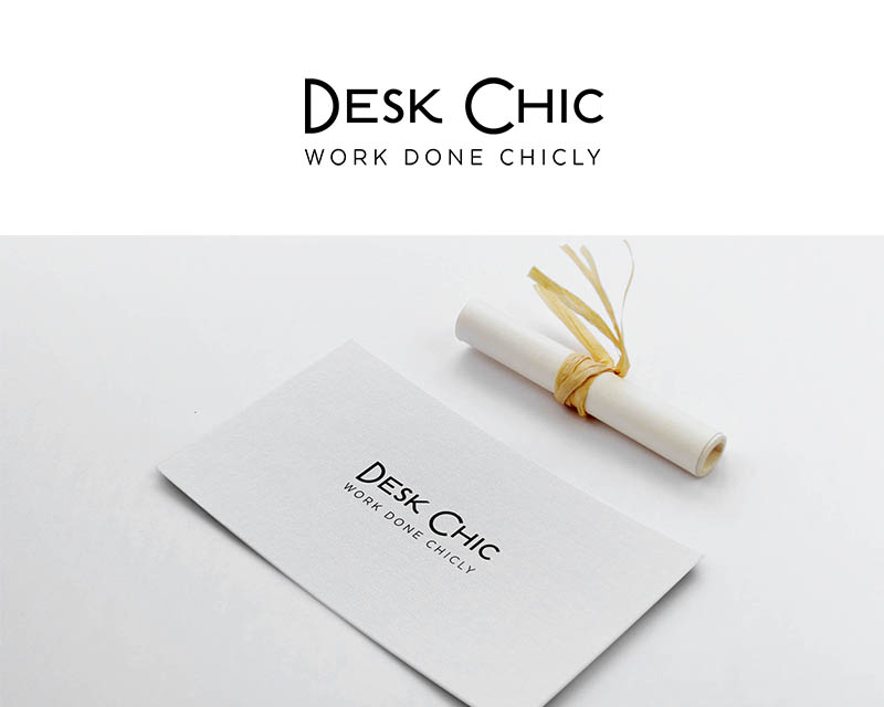 Logo Design entry 1492452 submitted by DAC Design to the Logo Design for Desk Chic run by adutreui