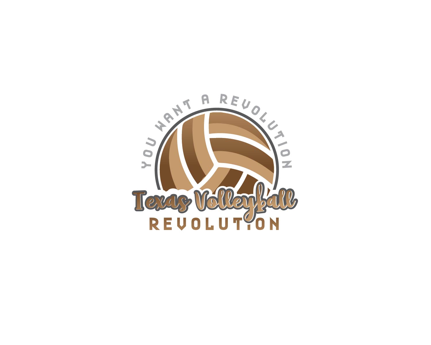 Logo Design entry 1493351 submitted by JBsign to the Logo Design for Texas Volleyball Revolution run by ftrazz