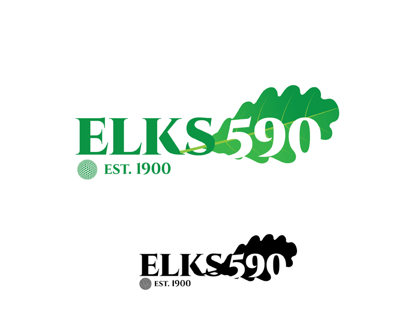 Logo Design entry 1497485 submitted by mv to the Logo Design for ELKS 590 or ELKS IOWA CITY run by bovert