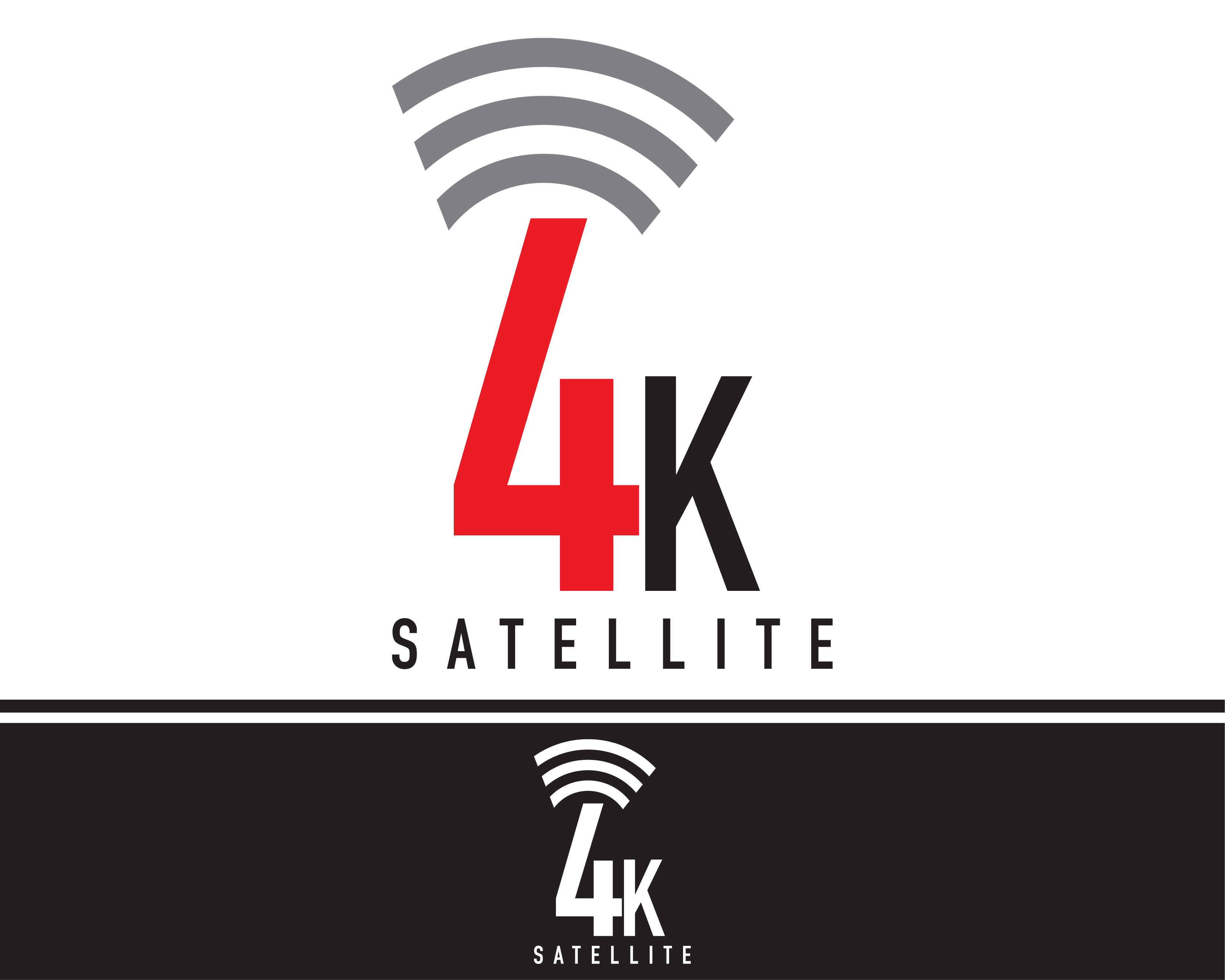 Logo Design entry 1497510 submitted by offerwerks to the Logo Design for 4K Satellite  run by bennettdarwin