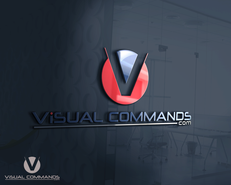 Logo Design entry 1498442 submitted by einaraees to the Logo Design for Visual Commands.com run by Kenmy11