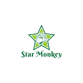Logo Design Entry 1498914 submitted by nouval8kurniesha9 to the contest for Star Monkey run by cruzinbud