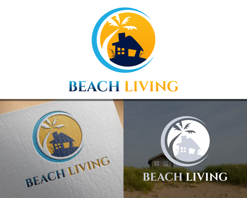 Logo Design entry 1501813 submitted by Mrs. DC to the Logo Design for Beach Living run by joyjoy96