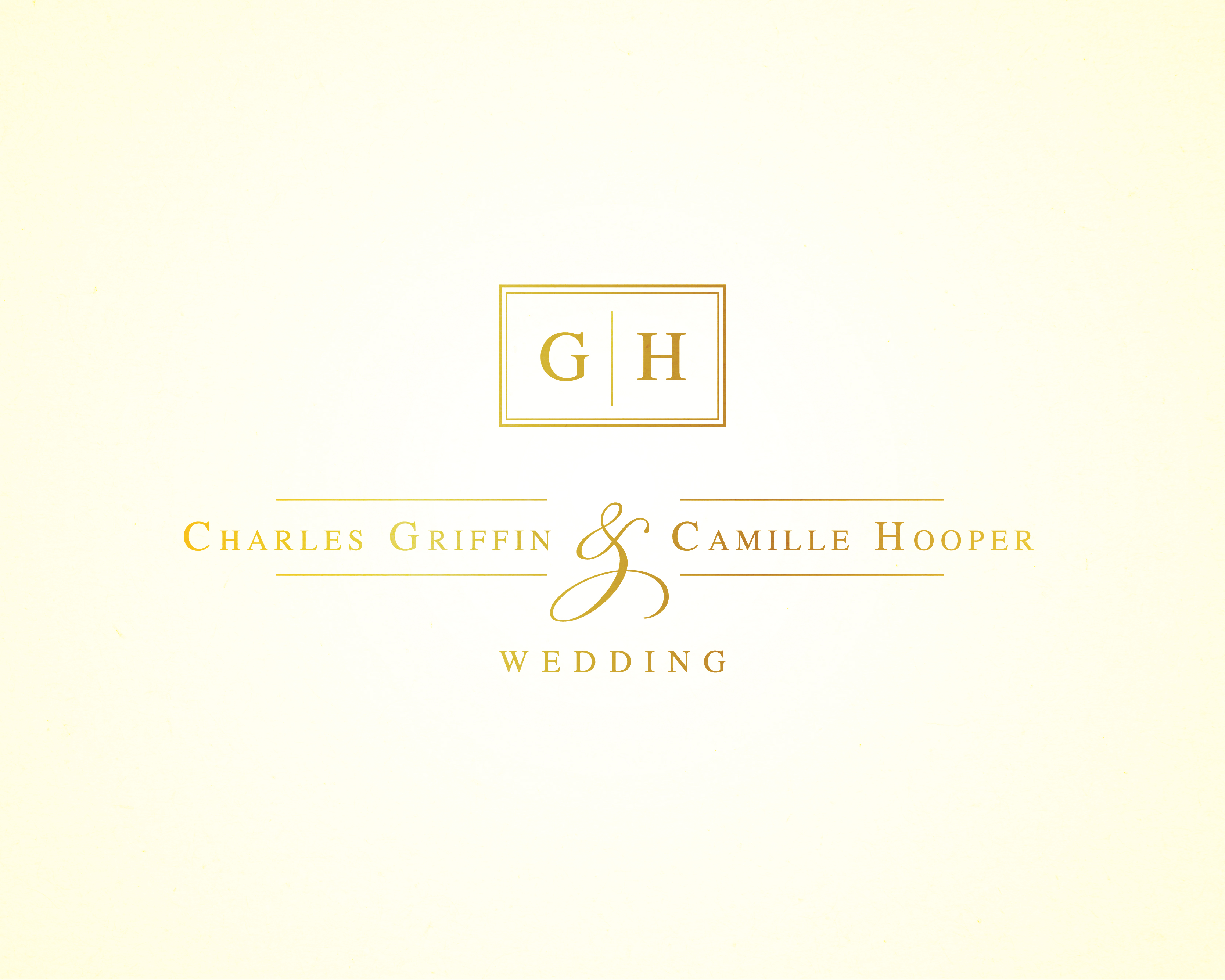 Graphic Design entry 1502604 submitted by CMDesign to the Graphic Design for Charles Griffin and Camille Hooper Wedding   run by shellenceo