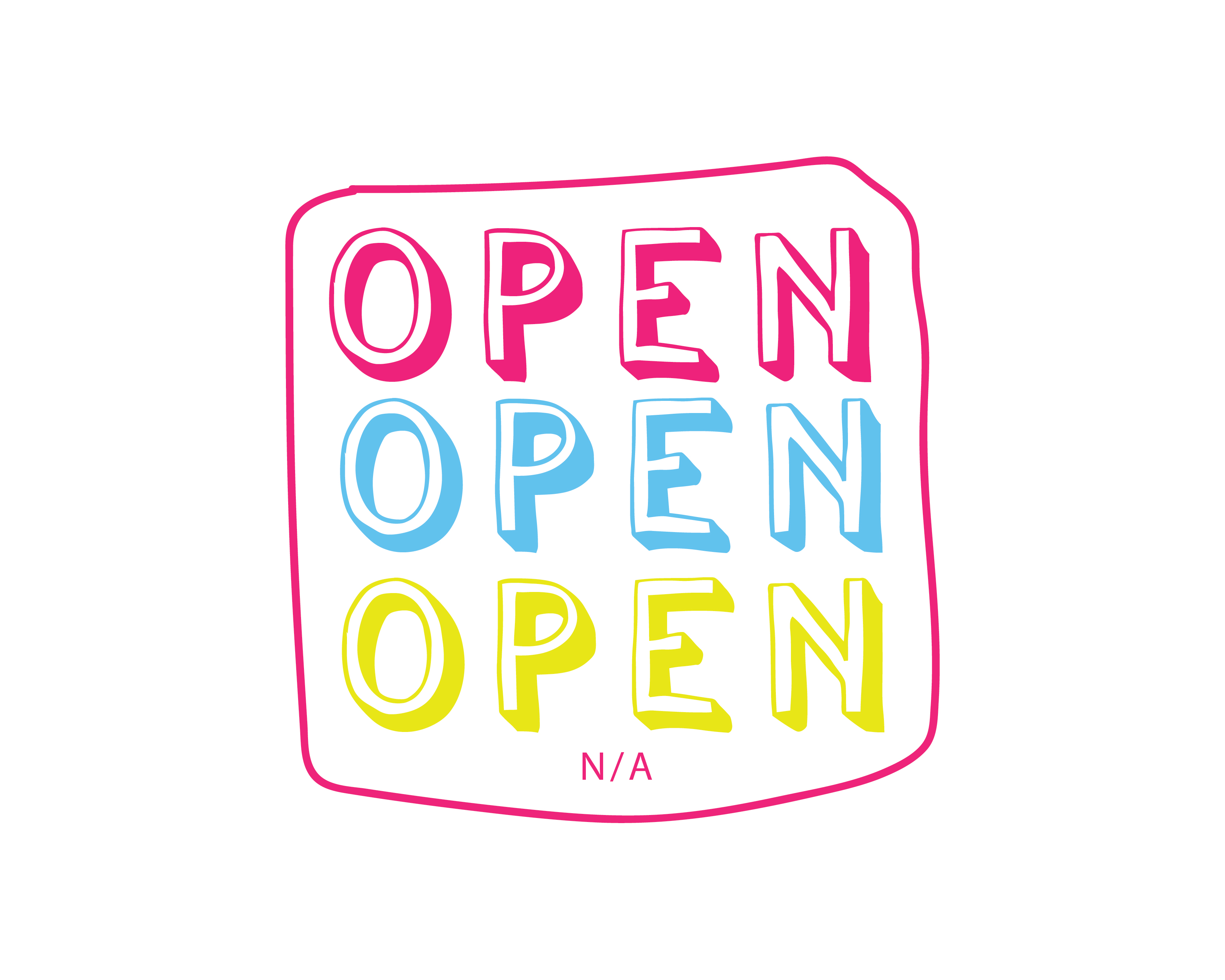 Logo Design entry 1503498 submitted by gege to the Logo Design for OPEN OPEN OPEN run by open.times.three