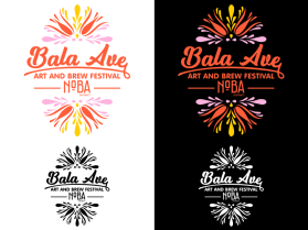 Logo Design Entry 1509234 submitted by SempaKoyak to the contest for Bala Ave Art and Brew Festival run by Cross Properties