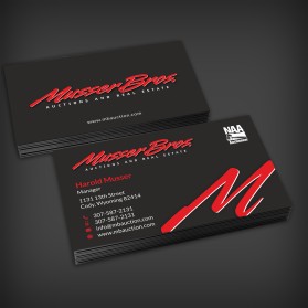 Business Card & Stationery Design entry 1511356 submitted by indeyzn to the Business Card & Stationery Design for Musser Bros. Inc. run by ssmusser