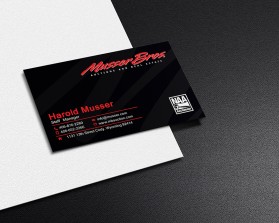 Business Card & Stationery Design entry 1511367 submitted by indeyzn to the Business Card & Stationery Design for Musser Bros. Inc. run by ssmusser