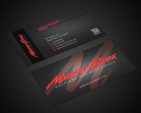 Business Card & Stationery Design Entry 1511443 submitted by aamirnikkiaadil to the contest for Musser Bros. Inc. run by ssmusser