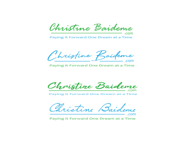 Logo Design entry 1511726 submitted by hegesanyi to the Logo Design for ChristineBaideme.com run by dbaideme