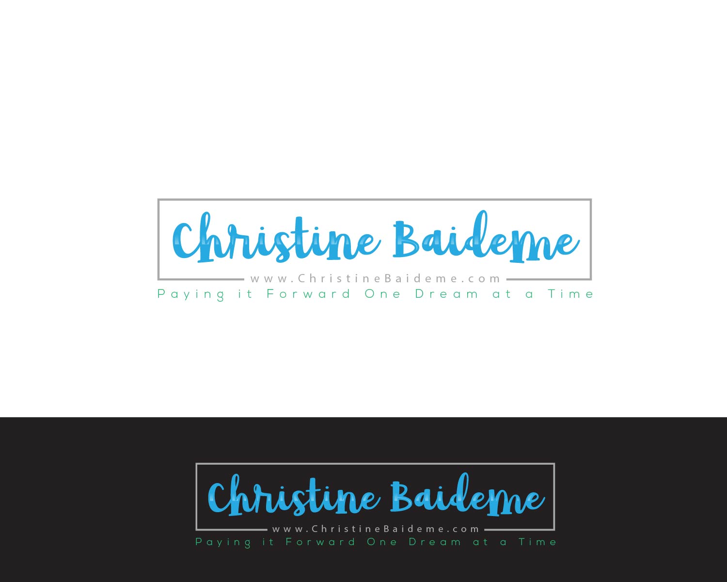 Logo Design entry 1511737 submitted by JBsign to the Logo Design for ChristineBaideme.com run by dbaideme