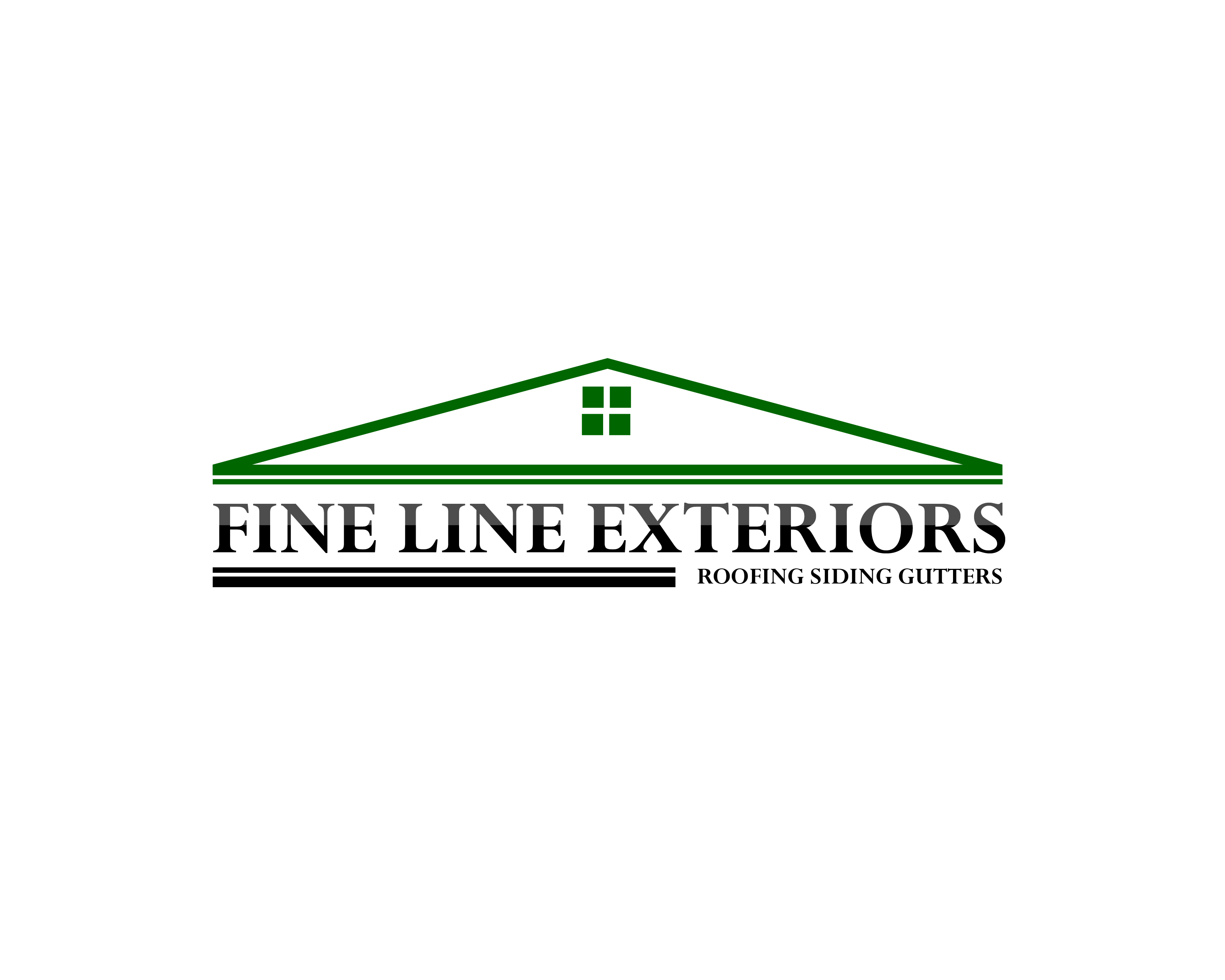Logo Design entry 1511836 submitted by idnas01 to the Logo Design for Fine Line Exteriors run by InfrasolLLC
