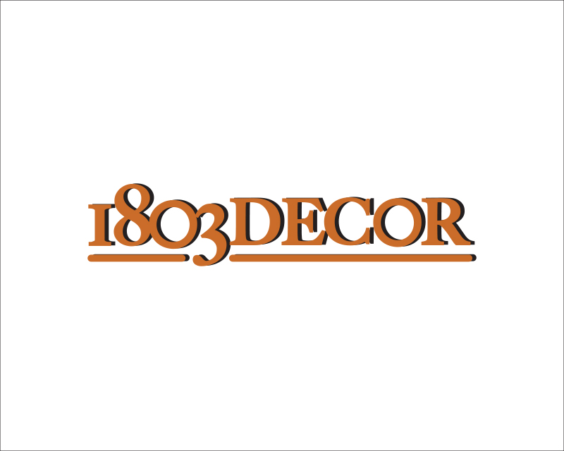 Logo Design entry 1514295 submitted by ajfgraphics to the Logo Design for 1803 Decor run by KDESMAL