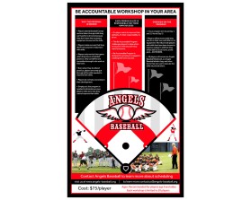 Brochure Design entry 1514827 submitted by quimcey to the Brochure Design for Angels Baseball run by jaquilante