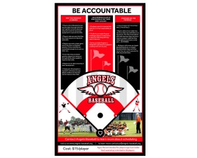 A similar Brochure Design submitted by quimcey to the Brochure Design contest for Angels Baseball by jaquilante