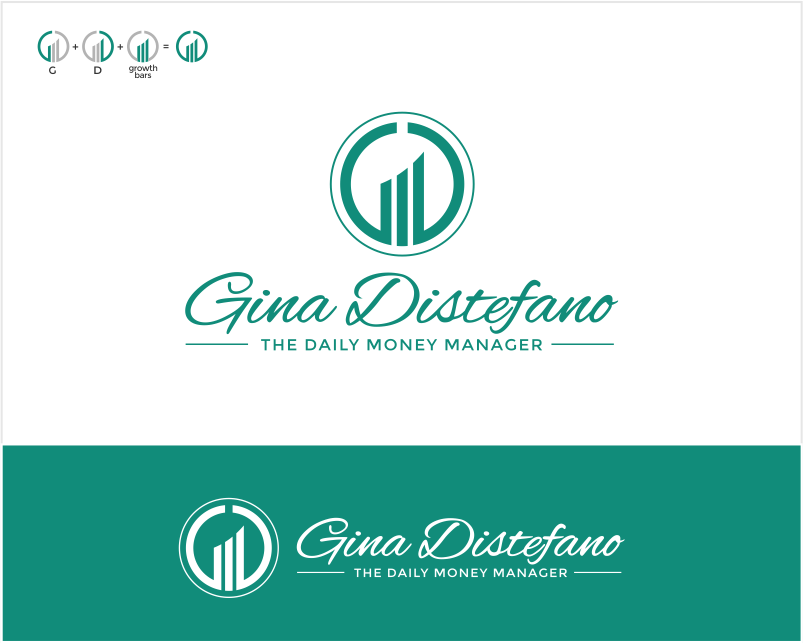 Logo Design entry 1516342 submitted by artsword to the Logo Design for Gina Distefano The Daily Money Manager run by GinaD