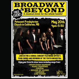 Graphic Design entry 1516670 submitted by dsdezign to the Graphic Design for Flyer for a Choral Concert featuring Broadway music run by kmuch