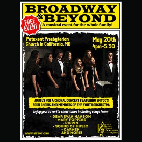Graphic Design entry 1516676 submitted by jonny2quest to the Graphic Design for Flyer for a Choral Concert featuring Broadway music run by kmuch