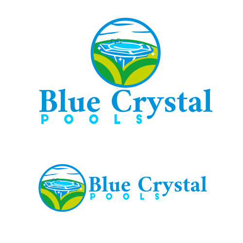 Logo Design entry 1517432 submitted by balsh to the Logo Design for Blue Crystal Pools run by umbrellus