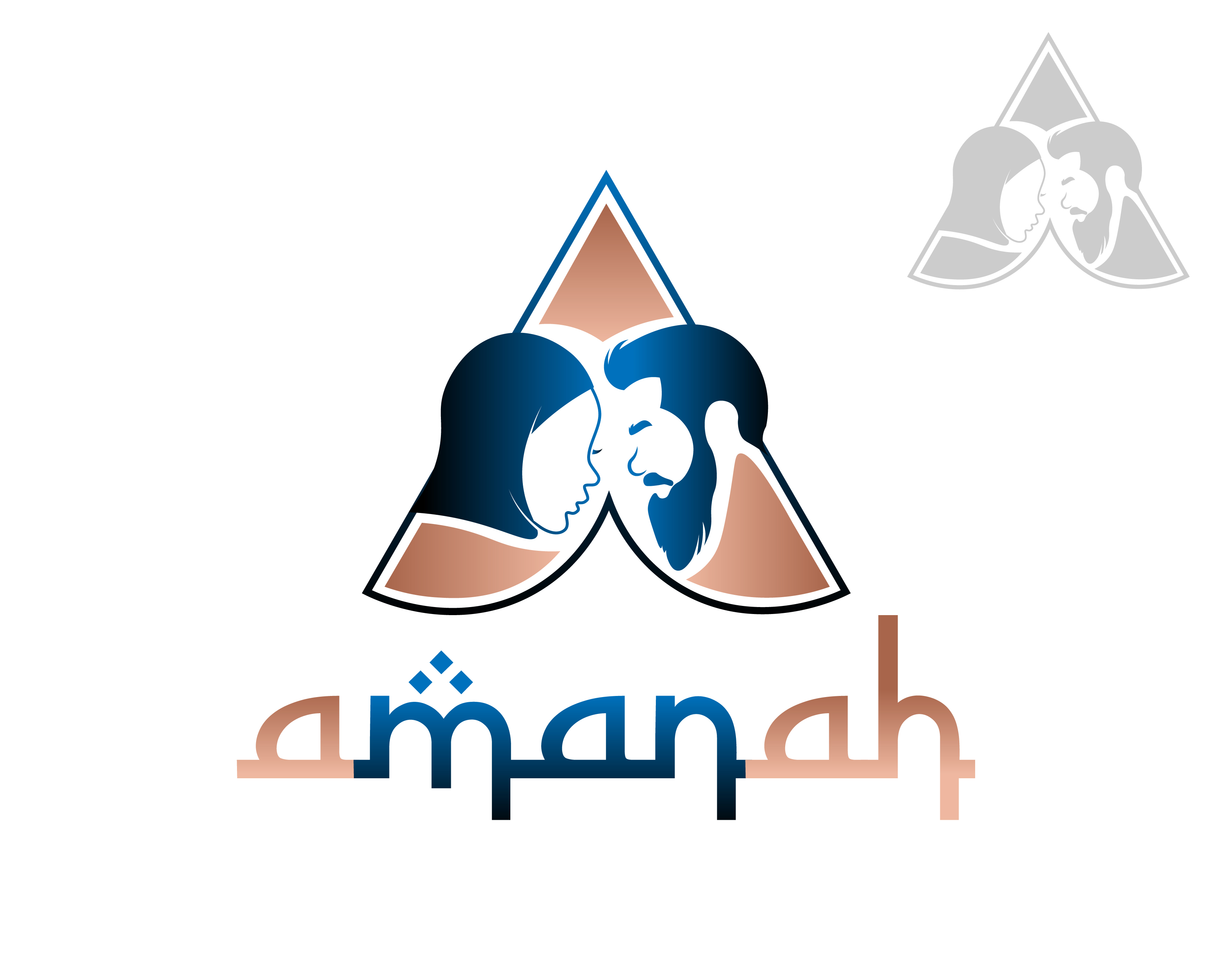 Logo Design entry 1519534 submitted by Benovic to the Logo Design for Amanah run by Amanah
