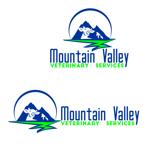 Logo Design entry 1522731 submitted by balsh to the Logo Design for Mountain Valley Veterinary Services run by BenBennett