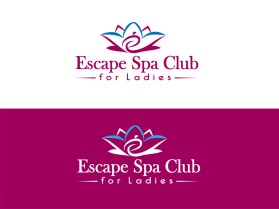 Logo Design entry 1524608 submitted by El Tasador to the Logo Design for Escape Garden Spa Club For Ladies run by latifa123