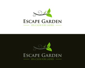 Logo Design Entry 1524709 submitted by Zan_su to the contest for Escape Garden Spa Club For Ladies run by latifa123