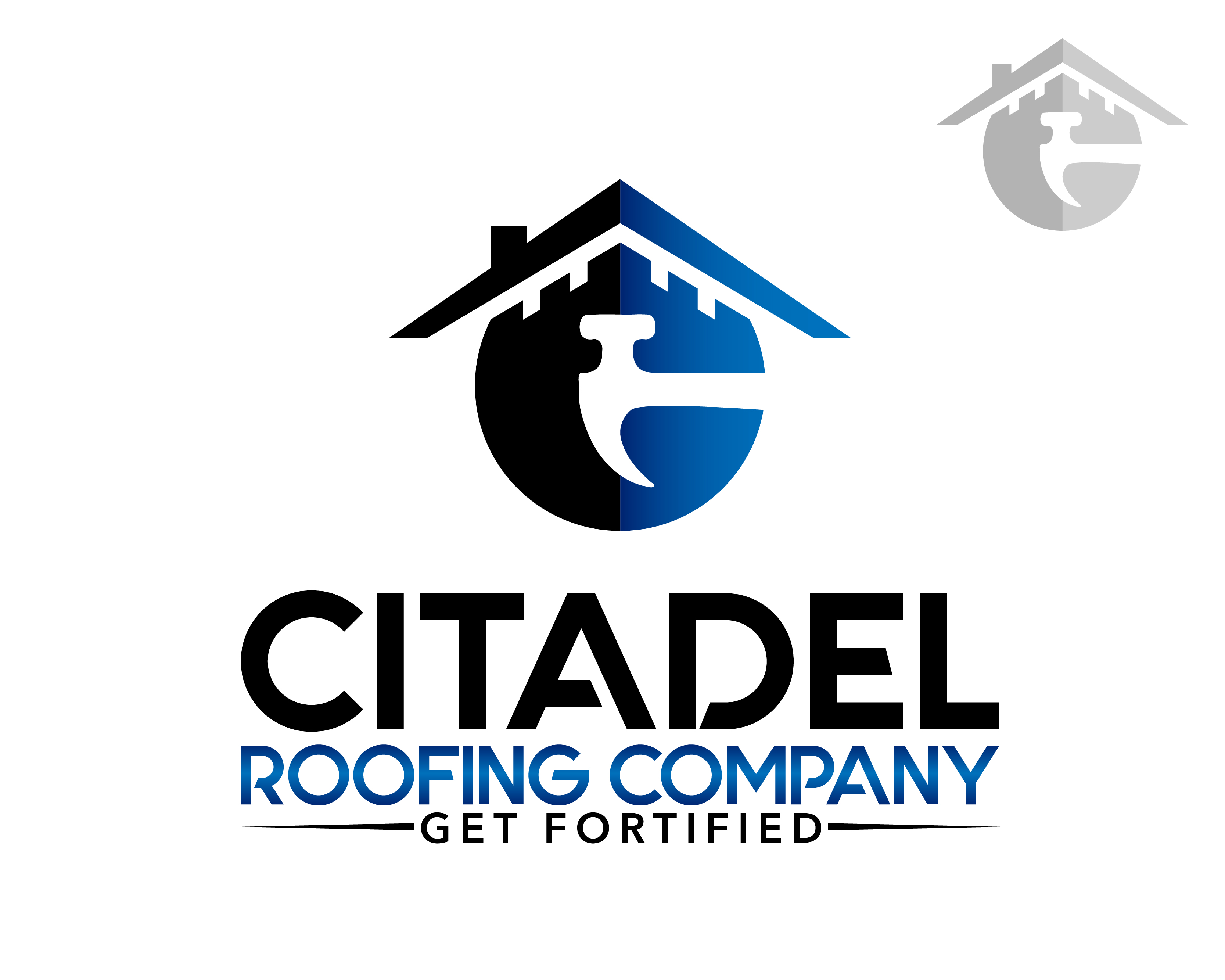 Logo Design entry 1530972 submitted by Benovic to the Logo Design for Citadel Roofing Company run by brownmk83