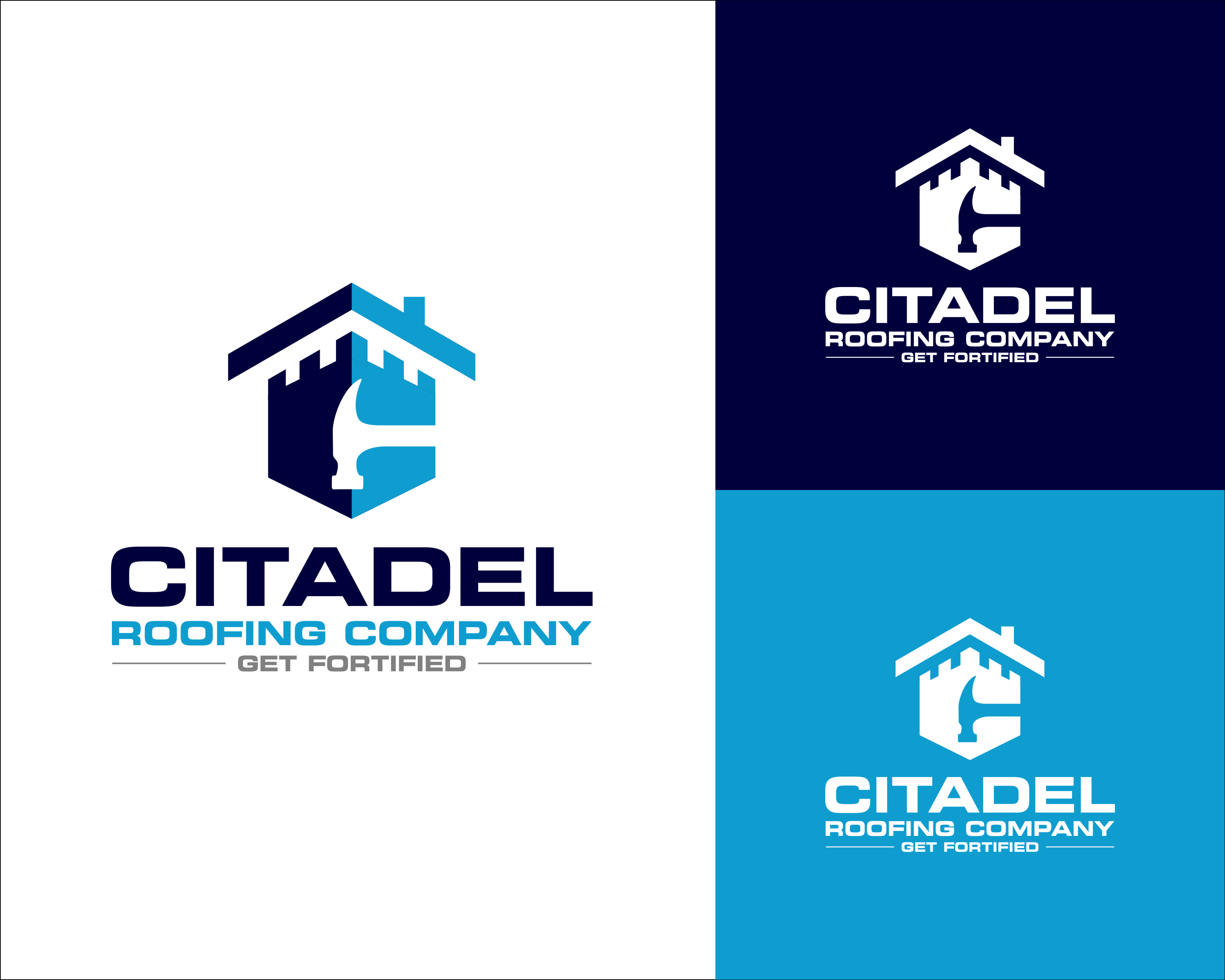 Logo Design entry 1530972 submitted by Super to the Logo Design for Citadel Roofing Company run by brownmk83