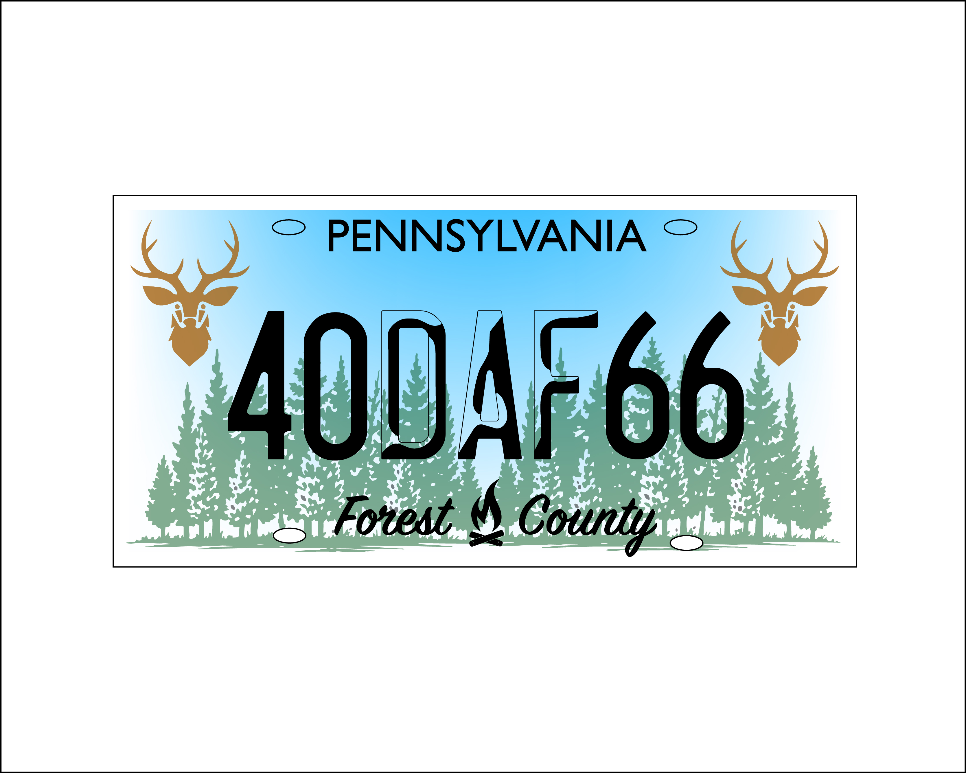 Graphic Design entry 1535304 submitted by Microtonal to the Graphic Design for Forest County, PA run by RonH