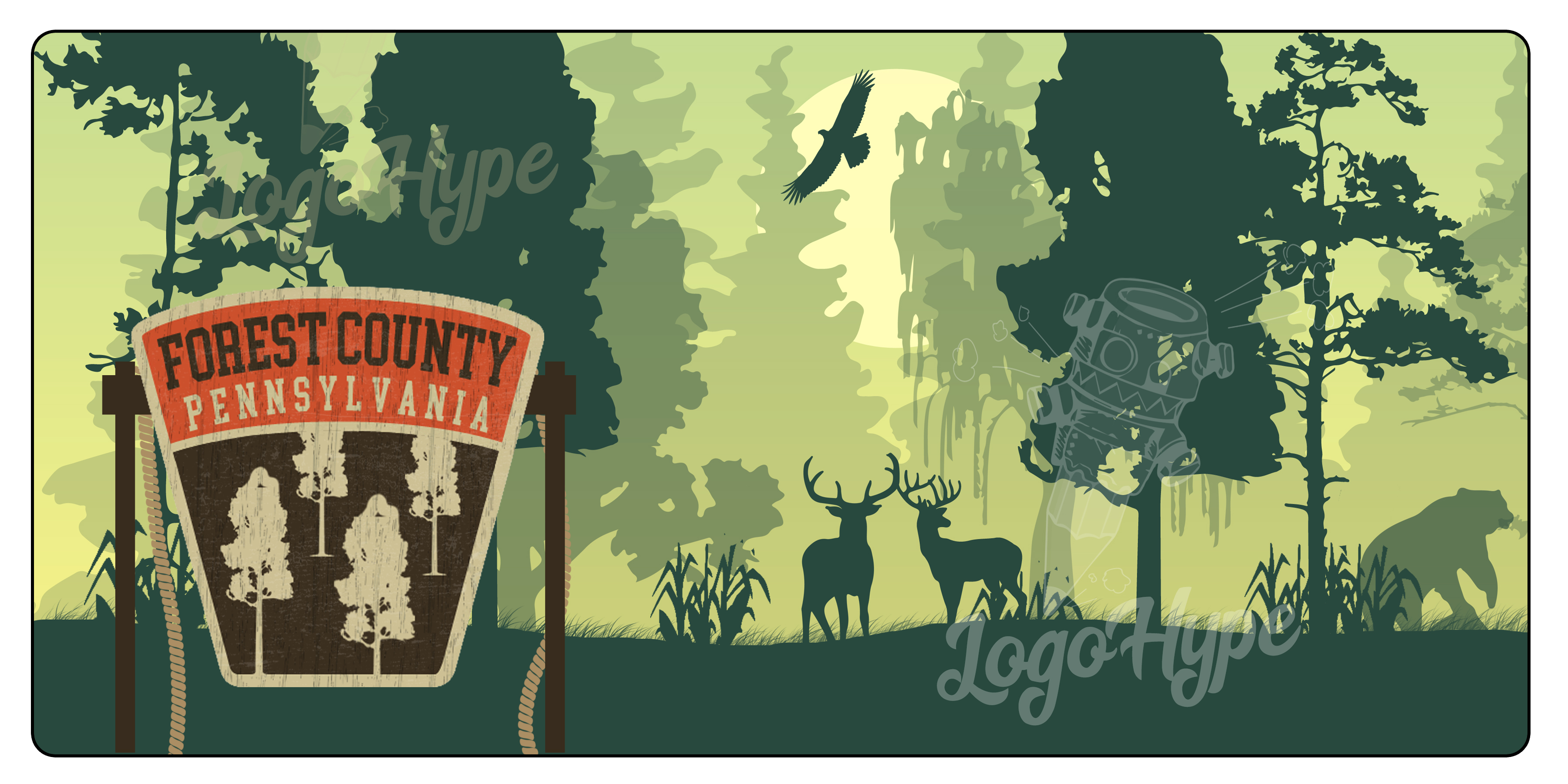 Graphic Design entry 1535276 submitted by logohype to the Graphic Design for Forest County, PA run by RonH