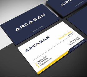 Business Card & Stationery Design Entry 1535337 submitted by skyford412 to the contest for ARCASAN run by manjusha