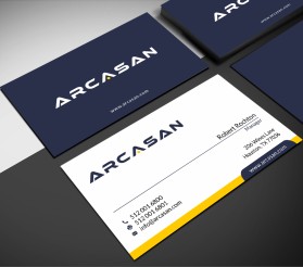 Business Card & Stationery Design Entry 1591953 submitted by skyford412 to the contest for ARCASAN run by manjusha