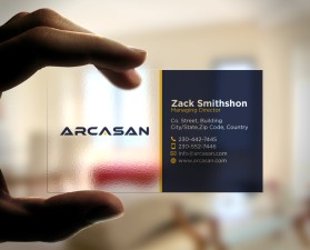Business Card & Stationery Design Entry 1591957 submitted by athenticdesigner to the contest for ARCASAN run by manjusha