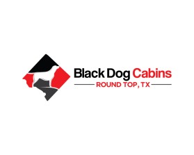 Logo Design entry 1536160 submitted by garpil to the Logo Design for Black Dog Cabins, Round Top, Tx run by Dawn Gervais