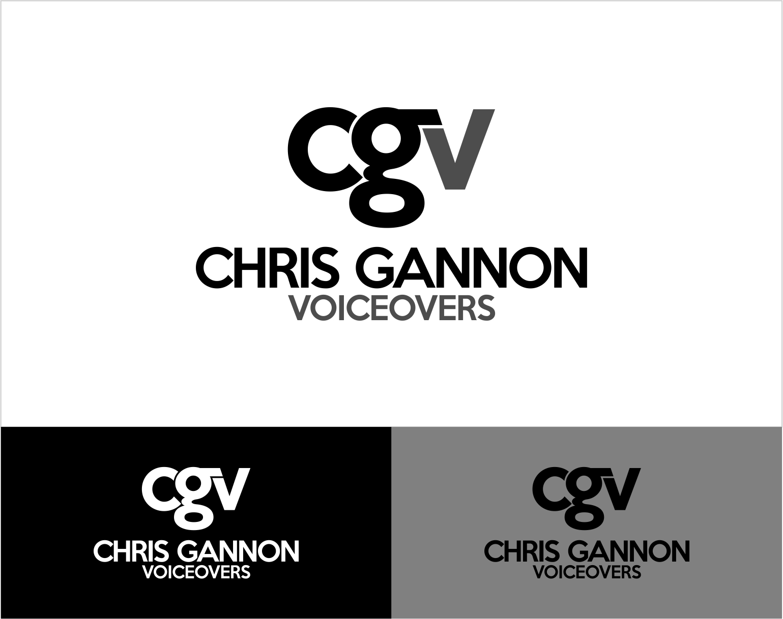 Logo Design entry 1537914 submitted by danni22 to the Logo Design for Chris Gannon Voiceovers run by CGannon