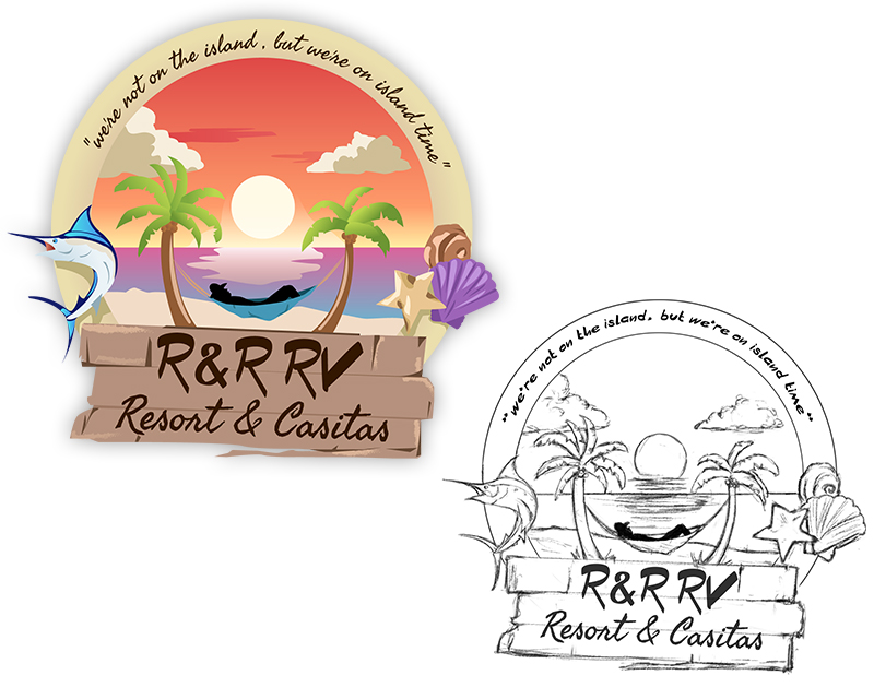 Logo Design entry 1535499 submitted by TinyDesign to the Logo Design for R&R RV Resort & Casitas run by russellpagel