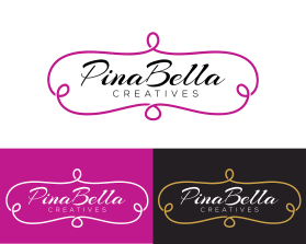 Logo Design entry 1539929 submitted by cerbreus to the Logo Design for PinaBella Creatives  run by Pinabella