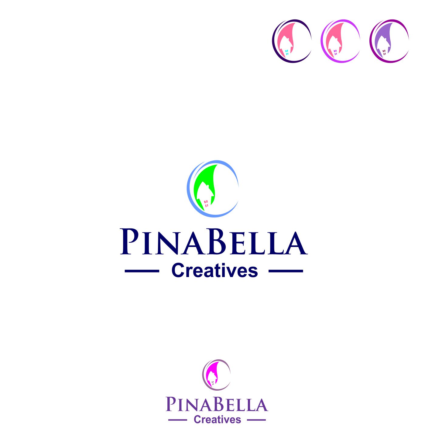 Logo Design entry 1540008 submitted by purwanto kalung to the Logo Design for PinaBella Creatives  run by Pinabella