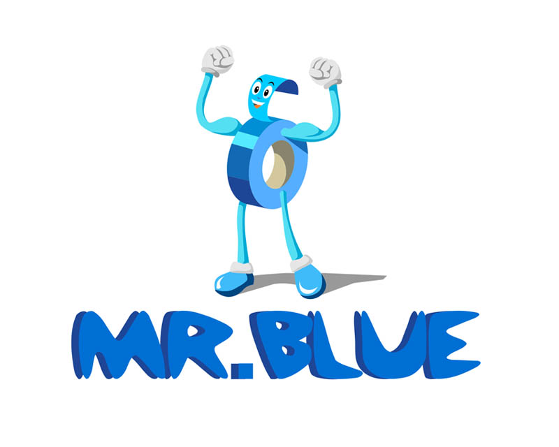 Logo Design entry 1540723 submitted by Jagad Langitan to the Logo Design for Mr. Blue    By: Electro Tape run by D. Miller
