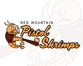 Logo Design Entry 1541108 submitted by Krazykjb05 to the contest for Red Mountain Pistol Shrimps run by Huffhuber