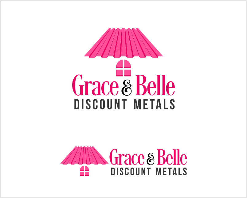 Logo Design entry 1541263 submitted by jellareed to the Logo Design for Grace & Belle Discount Metals run by Grace.and.belle