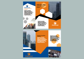 Brochure Design entry 1541266 submitted by nila to the Brochure Design for Pinnacle Consulting Solutions run by lpaffile