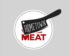 Logo Design Entry 1543037 submitted by ari vernon to the contest for Hometown Meat run by moobuckaroo